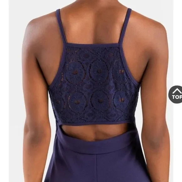 BRAND NEW DIANE LACE SLIT CUTOUT MINI DRESS - Picture 14 of 14